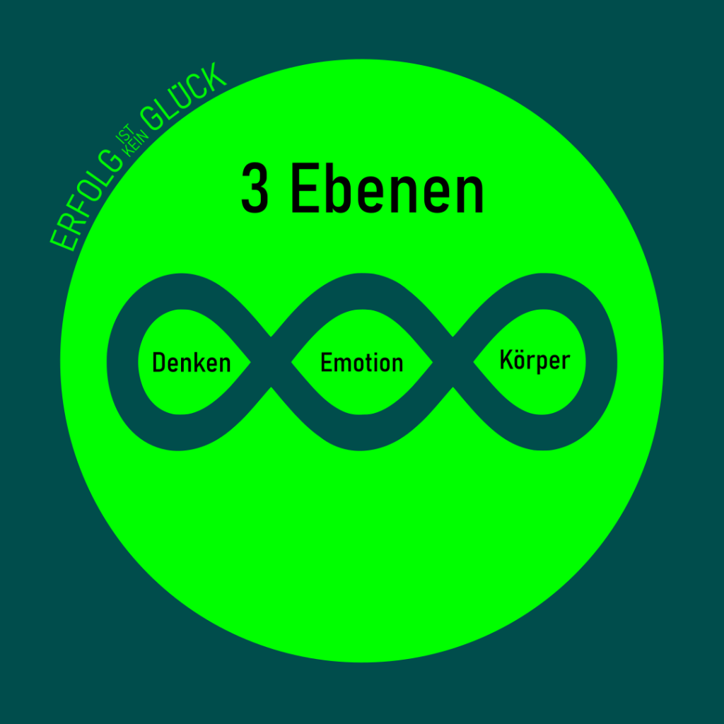 Eine liegende Doppelacht visualisiert Flexibilität - der dynamische Wechsel Denken, Emotion und Körpergefühl als ganzheitliches Handlungssystem