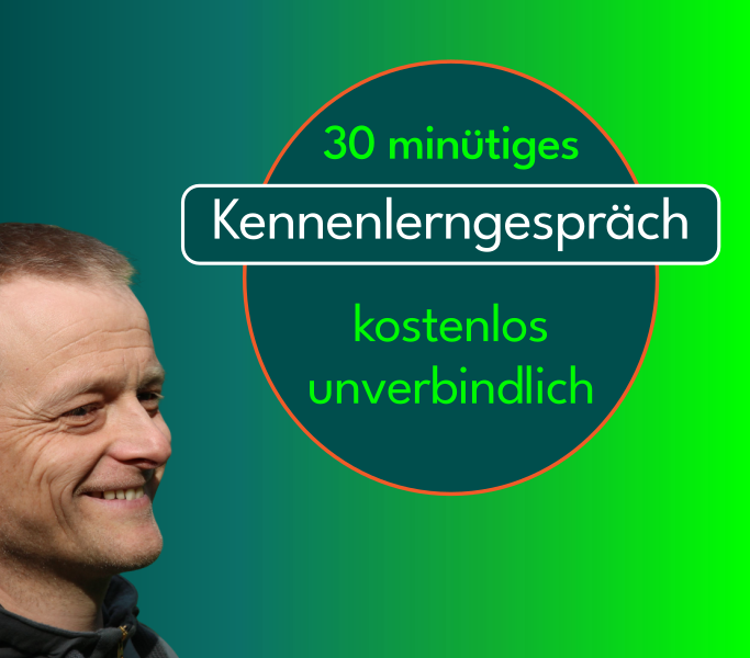 Das Bild ist die Ankündigung eines 30-minütigen kostenlosen und unverbindlichen Kennenlerngesprächs. Dies bietet Interessenten die Möglichkeit, mich, Thomas Ritthaler und meine Dienstleistungen näher kennenzulernen, Fragen zu stellen und ihre Bedürfnisse zu besprechen. #Kennenlerngespräch #Kostenlos #Unverbindlich #Begleitung"