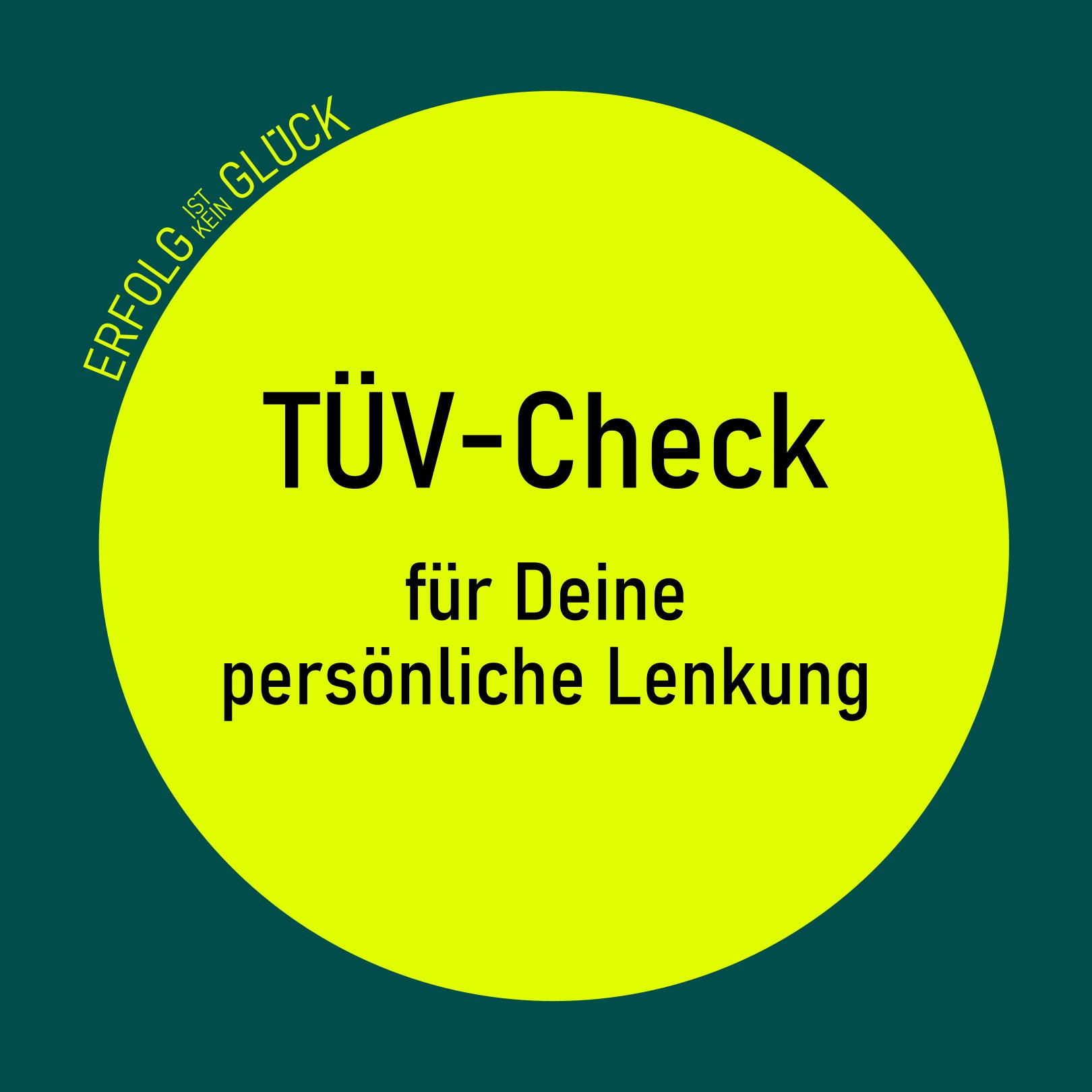 TÜV-Check für deine persönliche Lenkung