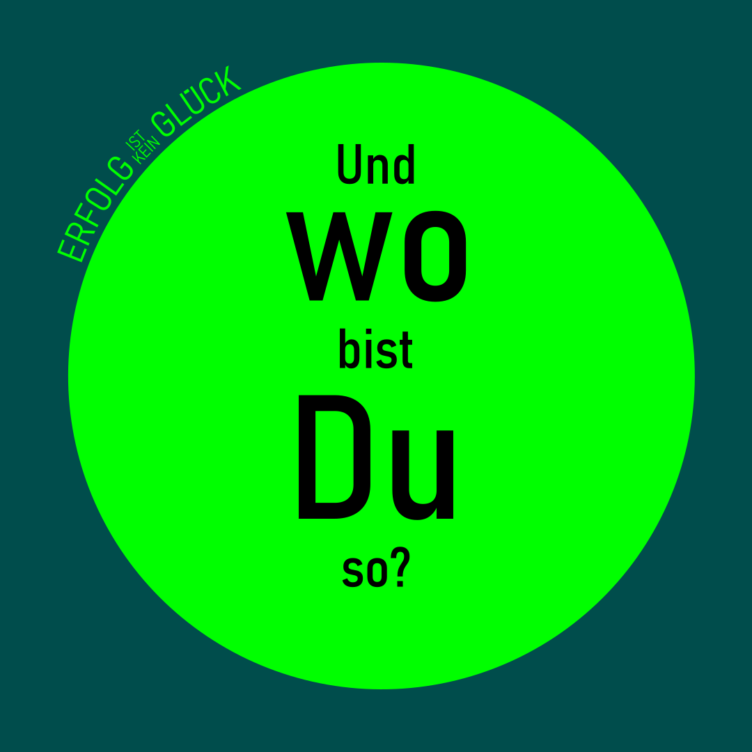 Sich bewusst werden, wo der eigene Fokus ist