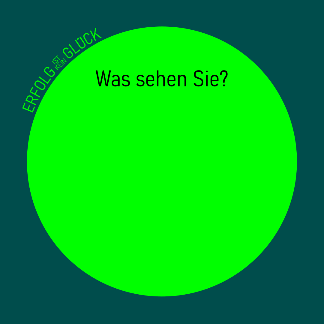 Rhetorische Frage als Symbolbild zur Wahrnehmung und Unterschiedsbildung