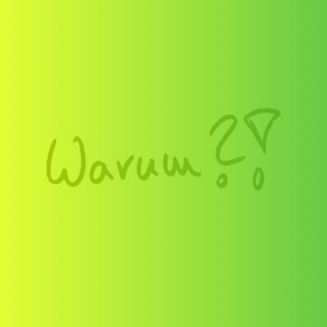 Das Wort "Warum" hat in unterschiedlichen Kontexten eine unterschiedliche Wirkung.