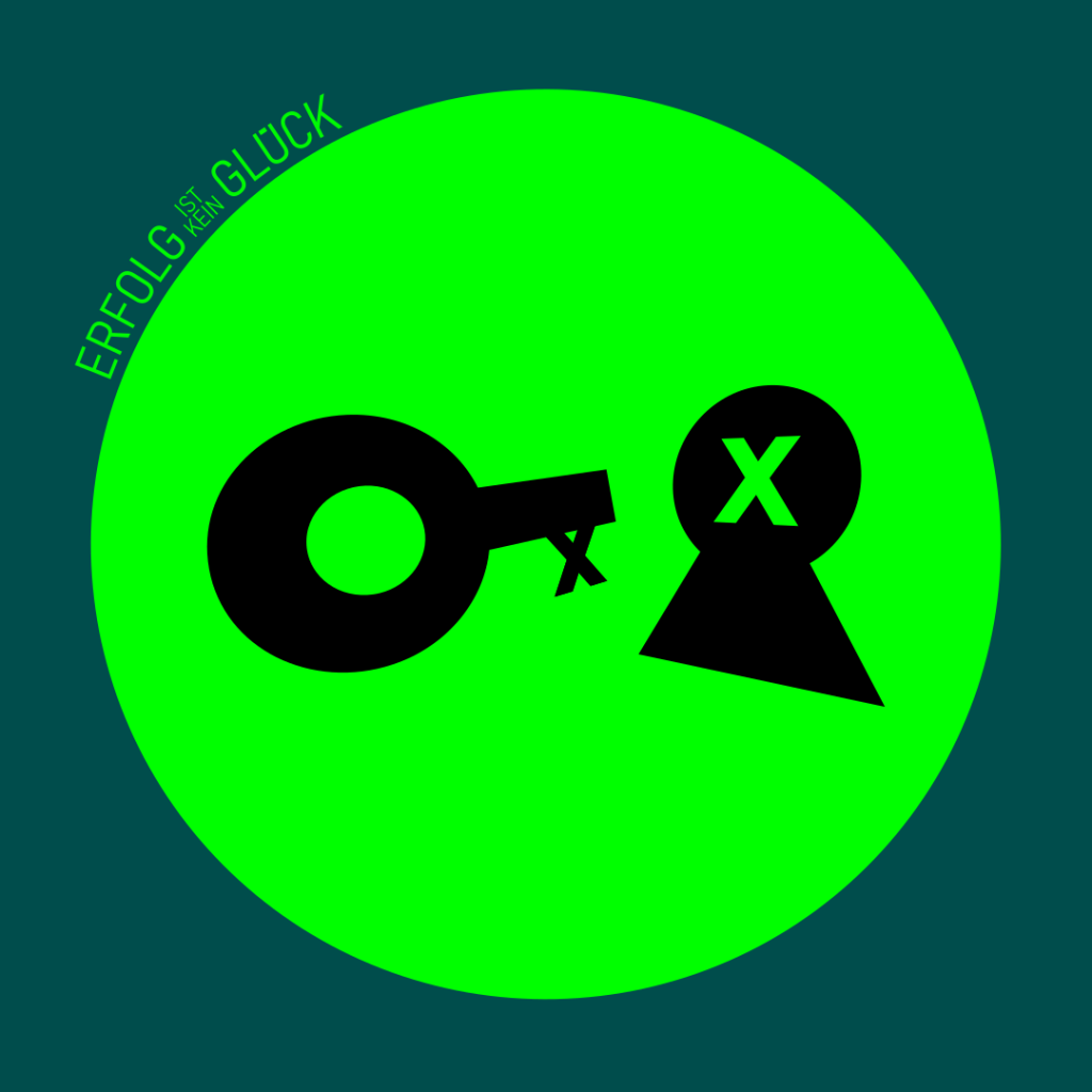 Der Schlüssel für ein passendes Schloss, als Symbol für den richtigen Zugang zu Menschen.