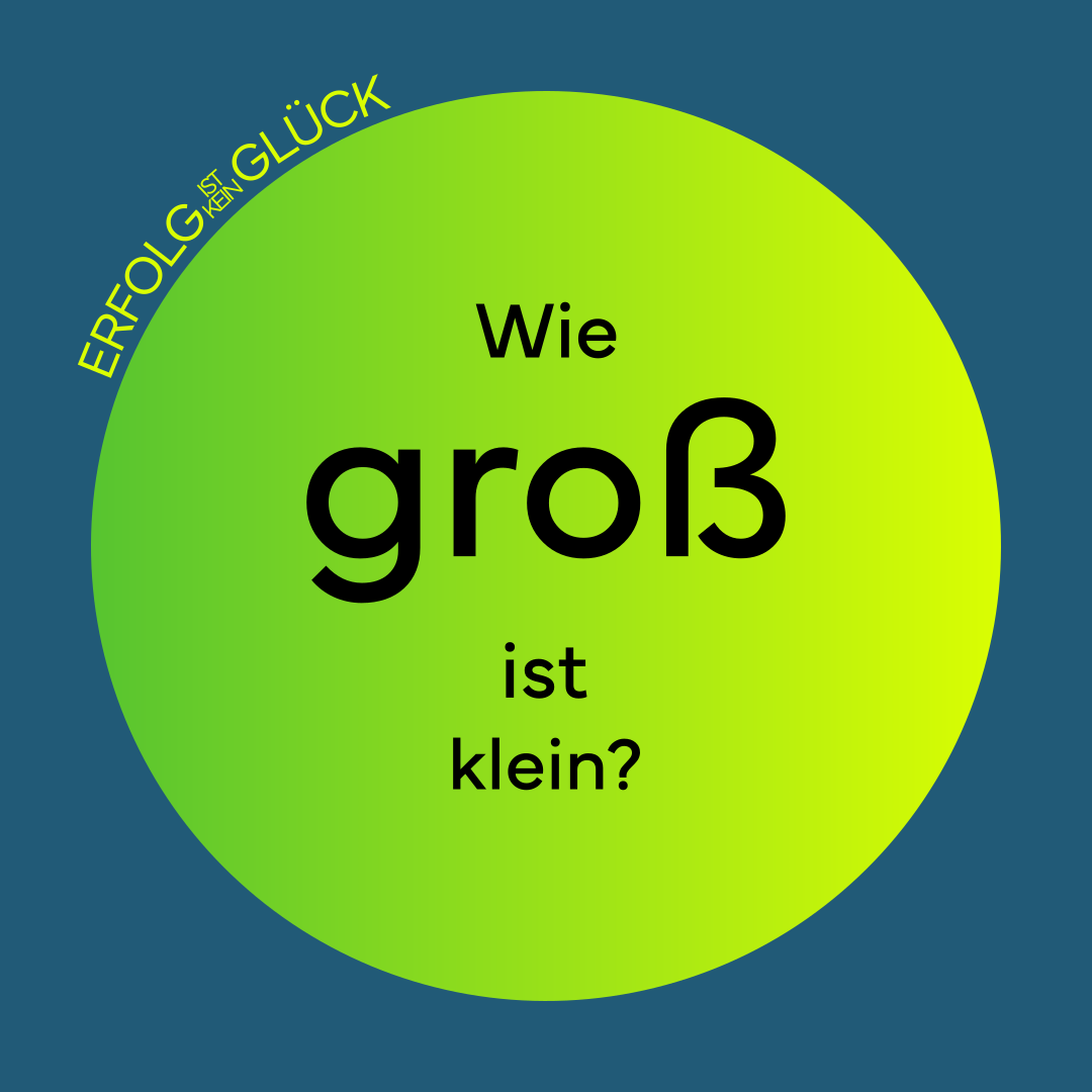 Slideshow zur Relativität von Vergleichen und Maßstäben.